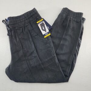 NWT GAP Medium | Charcoal Grey Tencel Lyocell Joggers Elastic Waist Casual Pants